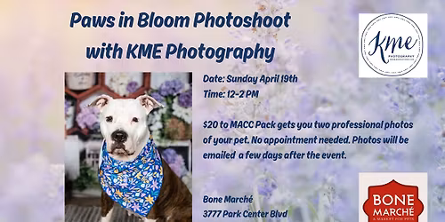 Paws In Bloom Photoshoot with KME Photography
