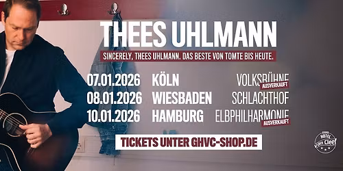 THEES UHLMANN \u2022 Schlachthof Wiesbaden