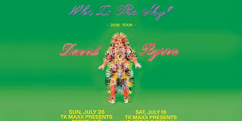 David Byrne Halifax Tickets