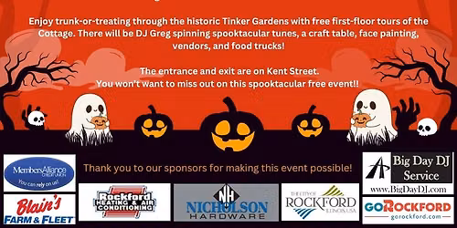 Trunk-or-Treat at Tinker Cottage!