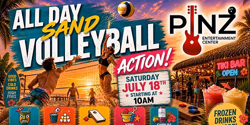 Sun, Drinks, Food and Sand Volleyball!!!