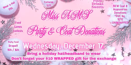 Pageant Christmas & New Coat Donations