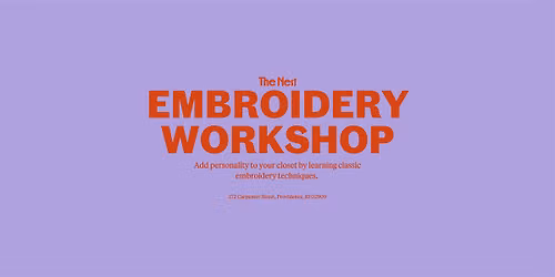 Intro to Embroidery: 4 Week - Workshop