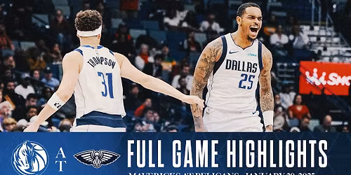 Dallas Mavericks at New Orleans Pelicans at Smoothie King Center