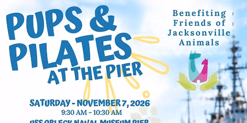 Pups & Pilates on the Pier