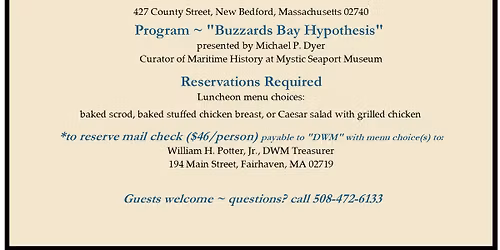 Descendants of Whaling Masters Annual Meeting