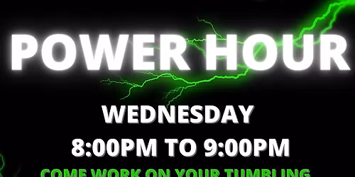Power Hour- Open Tumbling