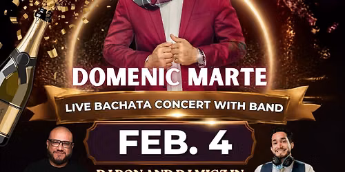 BACHATANightz in Berkeley 10 year anniversary ft DOMENIC MARTE LIVE in concert with LIVE BAND!