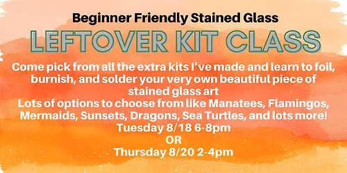 Choose Your Own Adventure Stained Glass Class