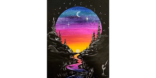 Rainbow Twilight - Paint and Sip in Houston | Classpop!\u2122