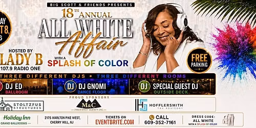 All White Affair 18TH ANNUAL Hosted LadyB 107.9 Radio