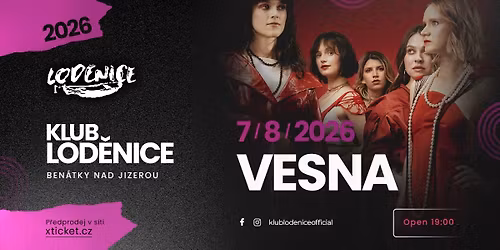 Vesna - Ben\u00e1tky nad Jizerou \/ Lod\u011bnice 7.8.2026