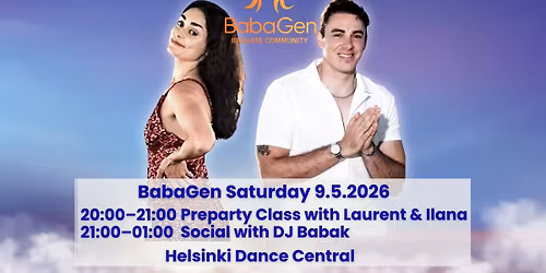 BabaGen: Preparty Class with Laurent & Ilana & Social