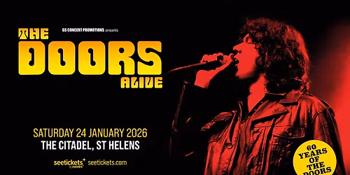 The Doors Alive Hit St Helens 2026