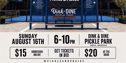 Pickle & Praise Community Night | Worship, Pickleball & Community