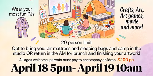 Arts & Craft-a-palooza Craft in Slumber Party!