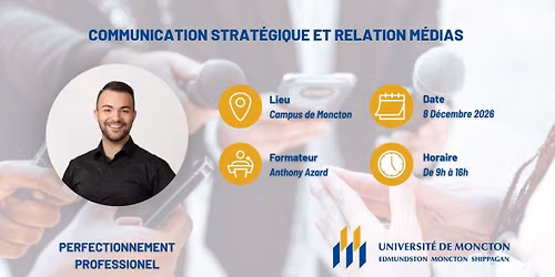 Communication strat\u00e9gique et relation m\u00e9dias