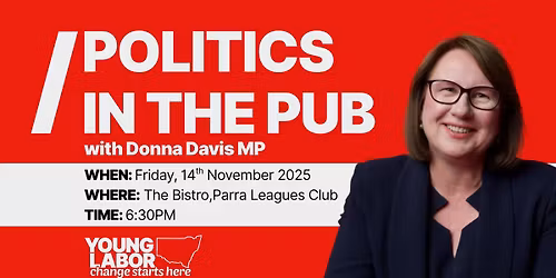 Politics in the Pub with Donna Davis MP