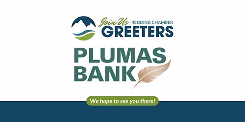 Greeters with Plumas Bank