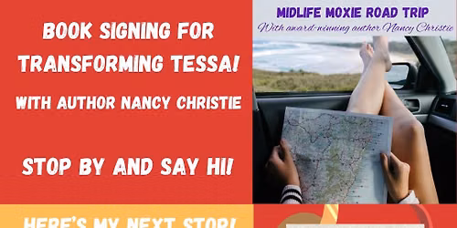 Join me at my book signing for TRANSFORMING TESSA and my other books!