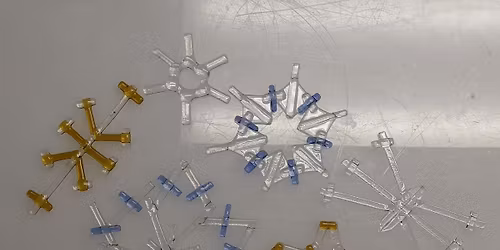 Fused Glass Snowflakes
