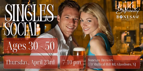 Singles Social @ Bonesaw Brewing | Ages 30-50