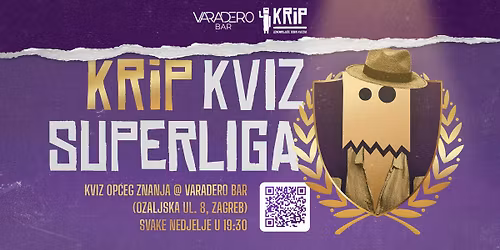KRiP kviz Superliga @Varadero Bar (Zagreb)