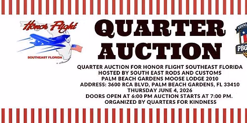 Quarter Auction for Southeast Florida Honor Flight