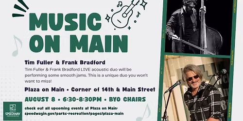 Music on Main: Tim Fuller & Frank Bradford