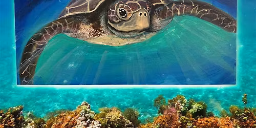 Sea Turtle In Acrylics Workshop