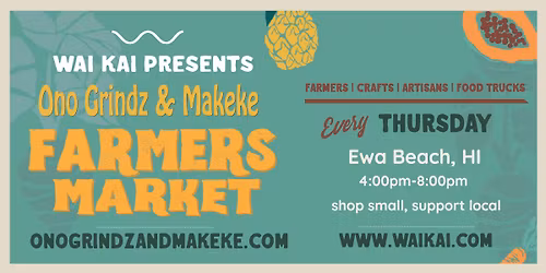 Ono Grindz and Makeke at Wai Kai