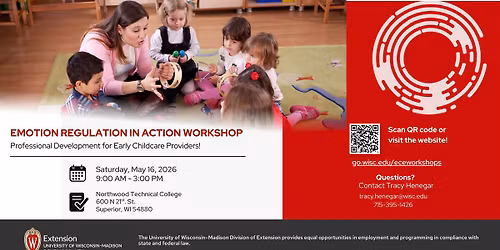 Professional Development for Early Childcare Providers: Emotion Regulation in Action Workshop