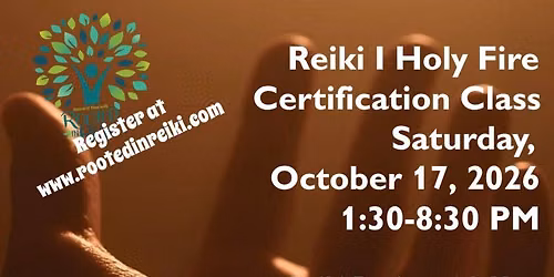 Reiki 1 Certification 