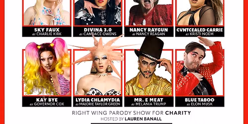 Turning Point U.S. GAY - A Parody Drag Show For Charity @ Metro Music Hall