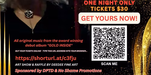 DEEDRA PATRICK Gold Inside Album Concert Live at Legends Event Center