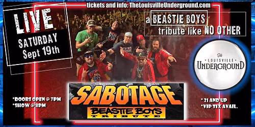 SABOTAGE! A Beastie Boys Tribute