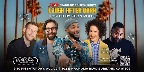 Laugh After Dark Stand-Up Comedy Hosted by Keon Polee (August Show)