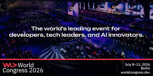 WeAreDevelopers World Congress 2026 Europe