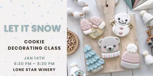 Let It Snow Cookie Decorating Class