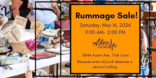 Alive Church Spring Rummage Sale
