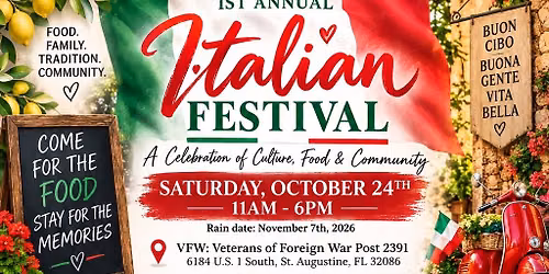 1st Annual Italian Featival