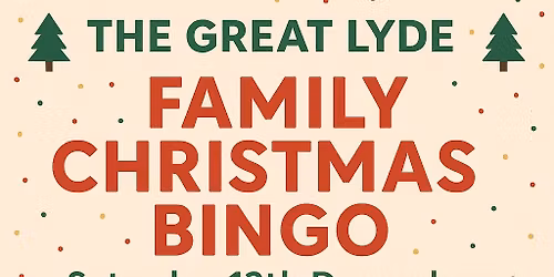 Family xmas bingo 