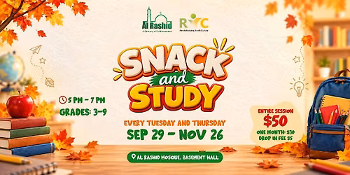 Snack and Study (Fall 2026)