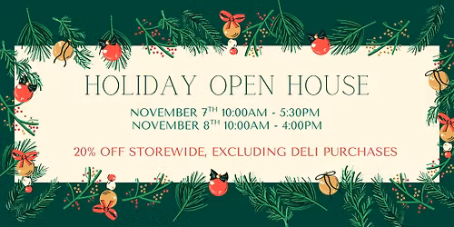 Holiday Open House \ud83c\udf84