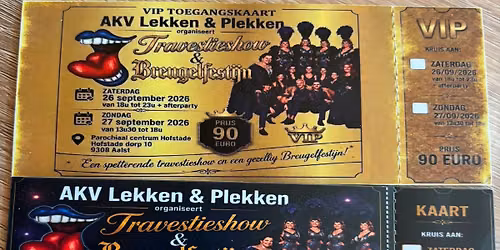 Travestieshow en Breughelfestijn AKV Lekken & Plekken