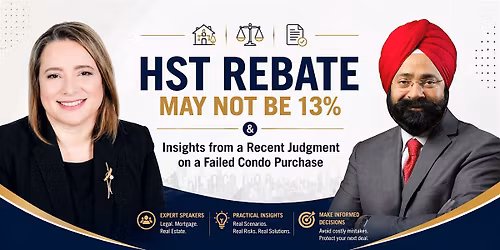 HST Rebate Myths & Failed Condo Deal Insights