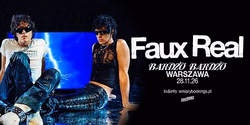 FAUX REAL \/ 28.11.26 \/ BARdzo Bardzo, Warszawa