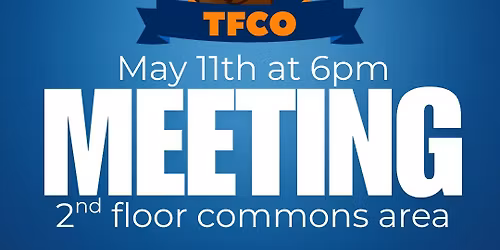 TFCO Monthly Meeting - May