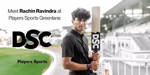 Meet Rachin Ravindra at Players Sports Greenlane