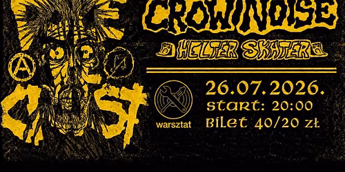 Crow Noise \/ Helter Skater - 26.07 - Warsztat Krak\u00f3w